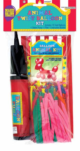 75-Piece Animal Twisting Balloon Kit with Pump