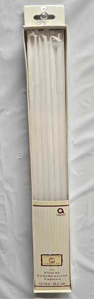 14-Inch Taper Candles, 12 Pack