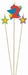 Number 2 Star Candle Stick Set, 3 Pieces