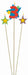 Number 3 Star Candle Stick Set, 3 Pieces