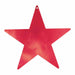 Red Foil Star Decoration, 5 Inch