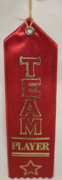 Team Player Recognition Ribbon