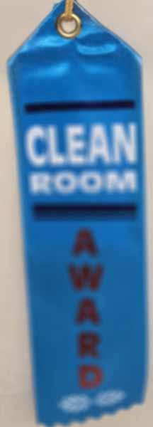 Blue Clean Room Award Ribbon