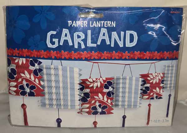 Surf & Turf Paper Lantern Garland