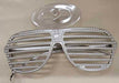 Silver Slot Party Glasses
