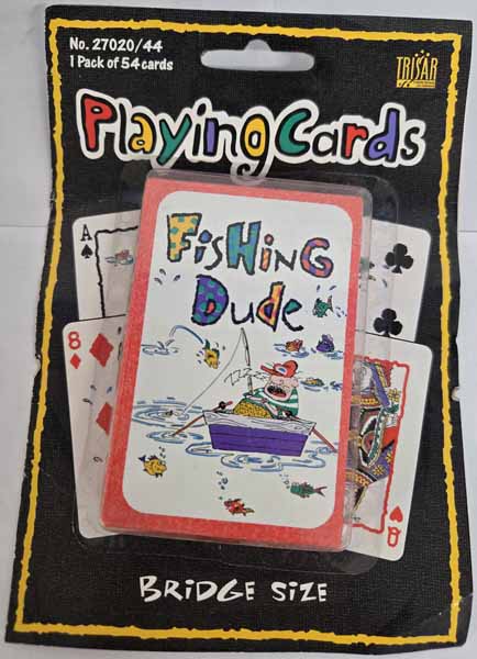 Fishing Dude Playing Cards