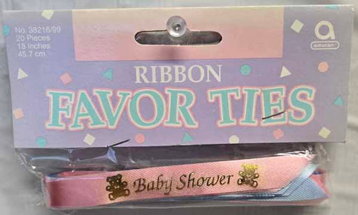 Assorted Baby Shower Favor Ties, 20 Pack