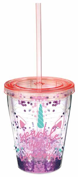 Enchanted Unicorn Tumbler, 12 oz