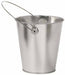 Silver Metal Bucket, 4.5 Inch