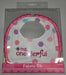 Girl's First Birthday Fabric Bib