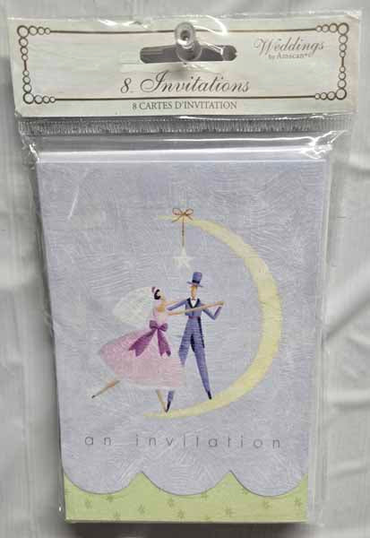 Wedding Wishes Invitations, 8 Count