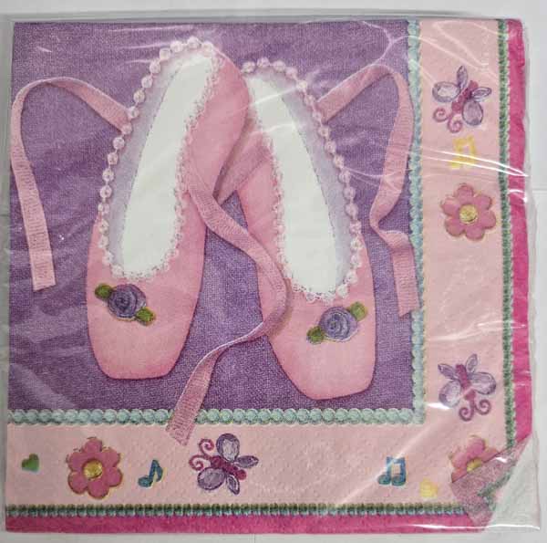 Twinkle Toes Party Napkins, 16 Count