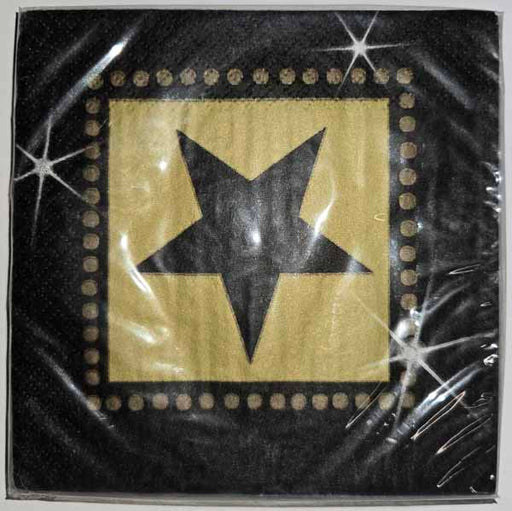 Star Attraction Beverage Napkins, 16 Count