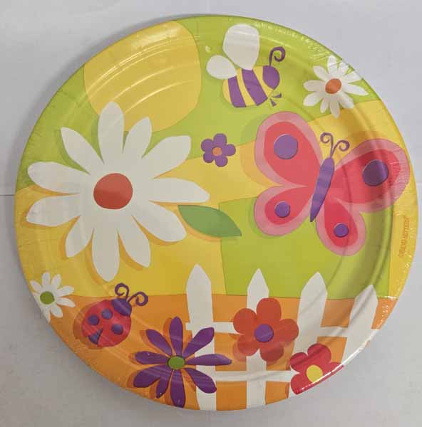 Flight of Fancy 9-Inch Party Plates, 10 Count