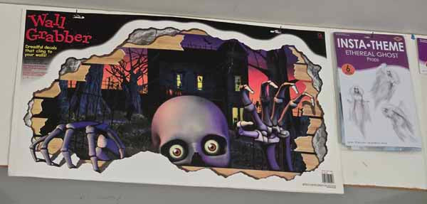 Room with a View Halloween Wall Grabber