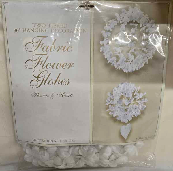 Flowers & Hearts Two-Tier Hanging Decoration