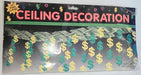 Casino Party Foil Ceiling Decoration