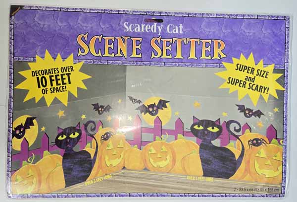 Scaredy Cat Halloween Scene Setter