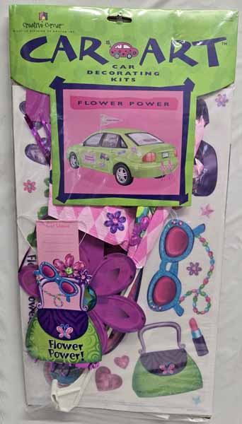 Flower Power Car Art Decoration Kit