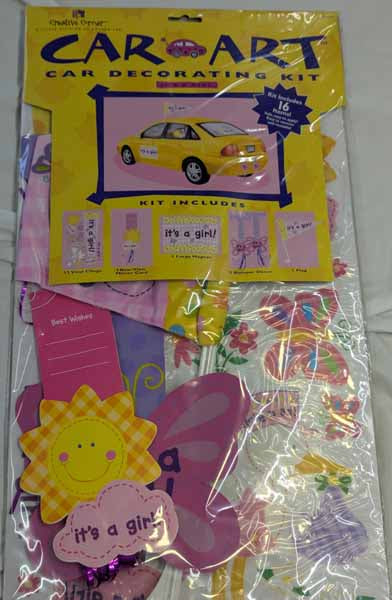 It's a Girl Car Decoration Kit