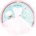 Something Blue 10.5 Inch Dinner Plates, 18 Count