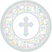 Blessed Day 7-Inch Dessert Plates, 18 Count