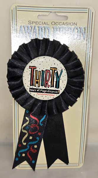 Older Better 30th Birthday Award Ribbon