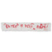 Enter If You Dare! Halloween Fabric Banner