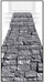 Stone Path Runner, 24 Inches x 10 Feet