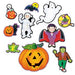 HALLOWEEN CUTOUTS 5"-12" 10/PKG