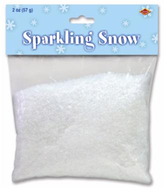 Sparkling Snow Christmas Decoration, 2 oz