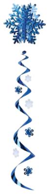 Jumbo Snowflake Whirl Hanging Decoration, 48 Inches