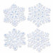 14-Inch Glittered Snowflake Cutouts