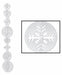 3D Prismatic Snowflake Garland