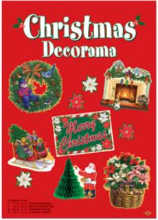 Christmas Decorama 10-Piece Decorating Kit