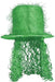 Tinsel Top Hat with Curly Wig