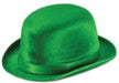 Green Dura-Form Vel-Felt Derby Hat