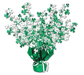 15-Inch Shamrock Gleam Burst Centerpiece