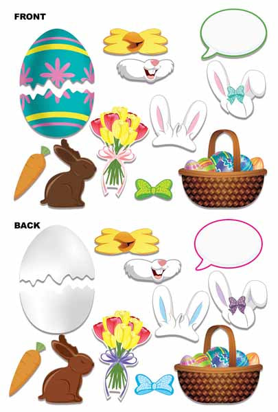 Double-Sided Easter Photo Signs