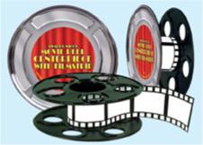 9-Inch Movie Reel Centerpiece