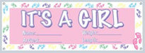 It's a Girl Sign Banner, 63 x 21 Inches