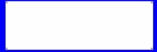 BLANK SIGN BANNER (1PK) 5'X21"