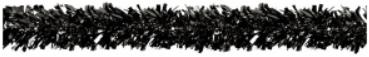 Black Gleam N Festooning Garland, 15 ft
