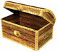 Pirate Treasure Chest Boxes, 8 x 5.5 Inches