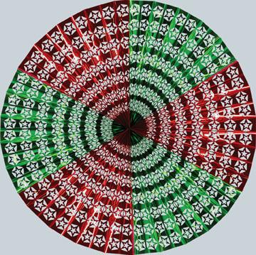 48-Inch Star Jumbo Display Fan, 1 Pack