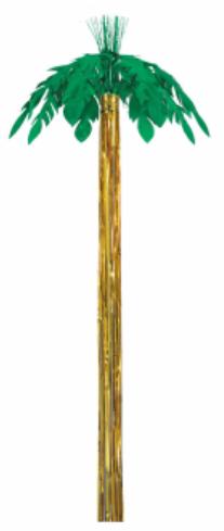 8 ft Metallic Palm Tree Luau Decoration