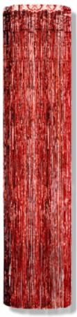 GLEAM N COLUMN 8'X1' RED (1/PKG)