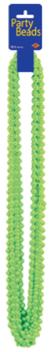 Lime Green Small Round Party Beads, 12 Pack
