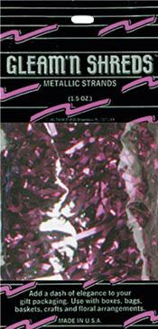 Burgundy Gleam 'N Shreds Decorative Strands, 1.5 oz