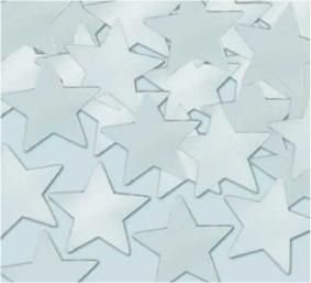 Fanci Fetti Silver Star Confetti, 1 oz